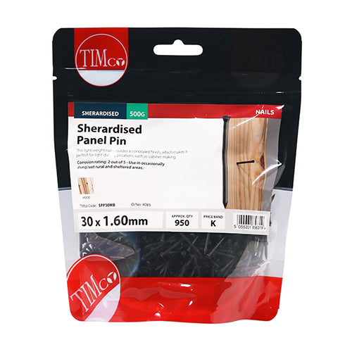 Panel Pin - Sherardised - 30 x 1.60 | 0.5kg