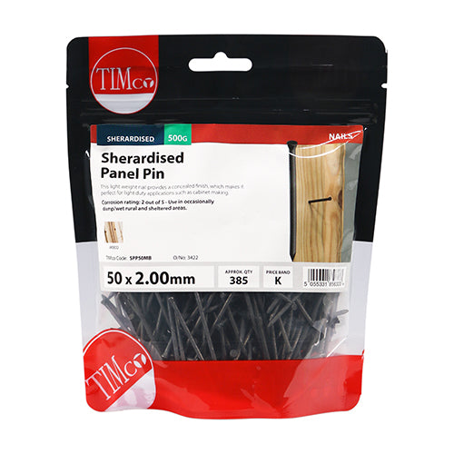 Panel Pin - Sherardised - 50 x 2.00 | 0.5kg