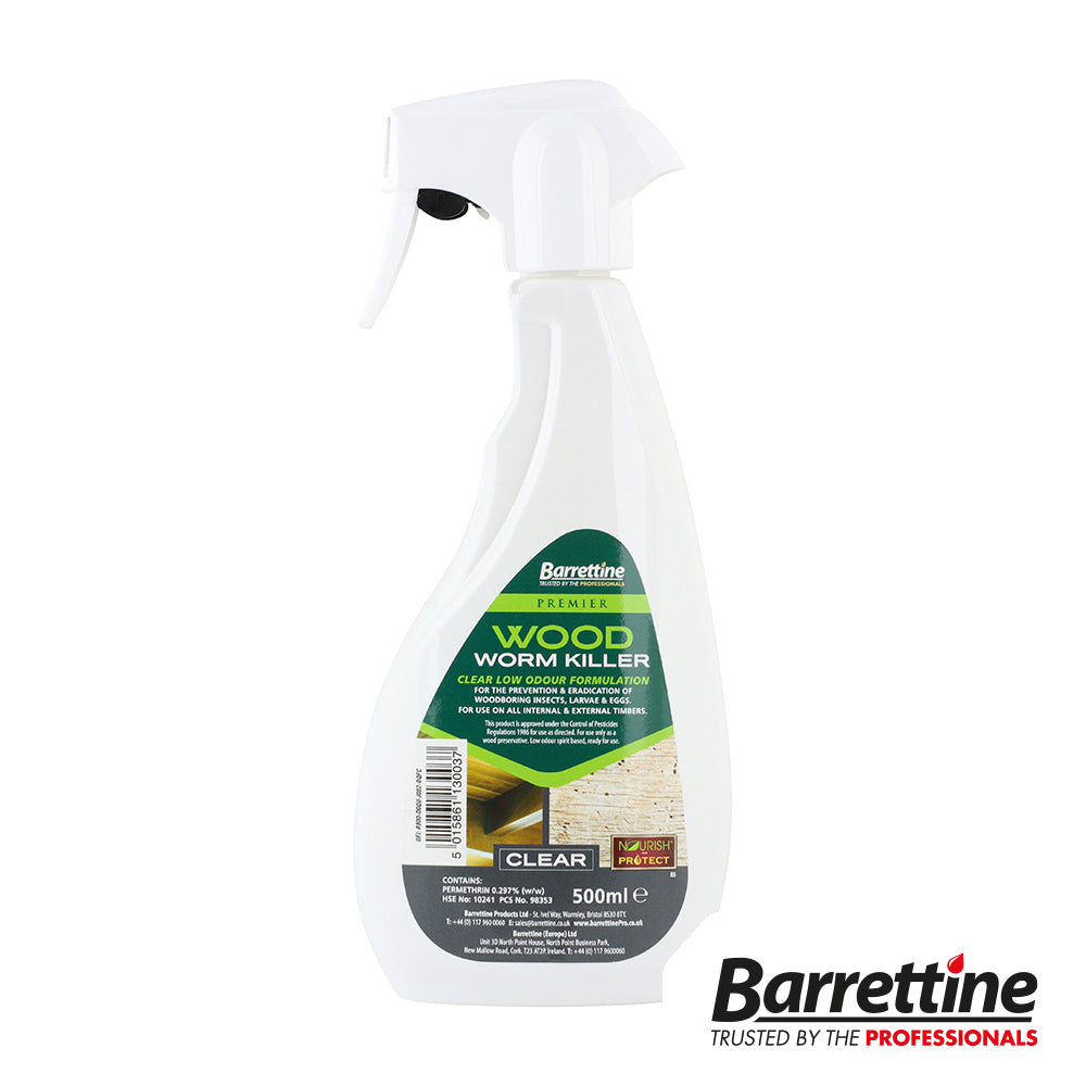 Barrettine Woodworm Killer - 500ml