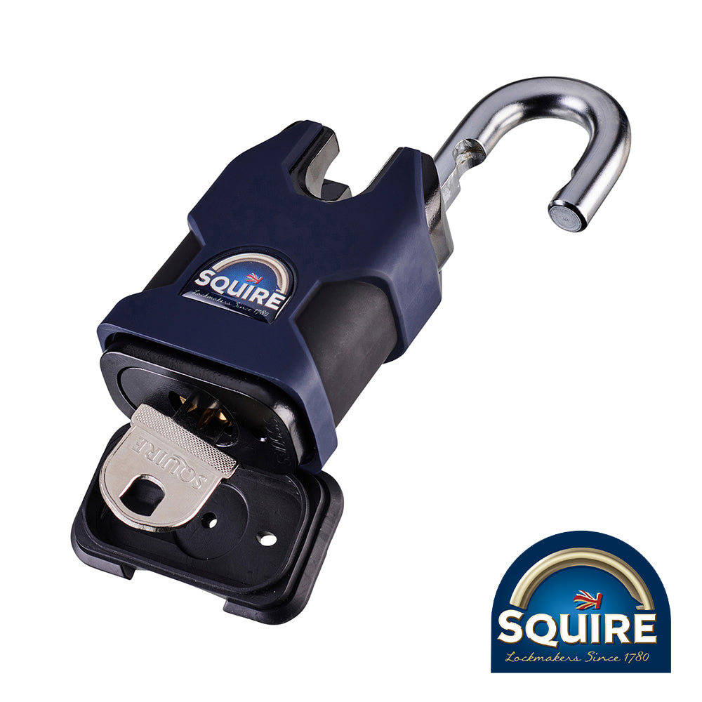 Stronghold Padlock - Closed Shackle - SS50CP5 - Size W x D mm 50 x 26 - Shackle Dia. mm 10 - Shackle Clearance Size W x H mm 16 x 16