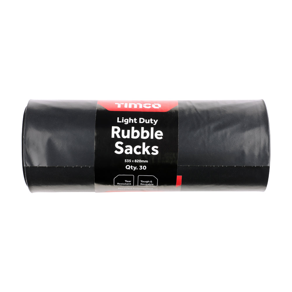 Rubble Sacks - Light Duty - 535 x 820mm - Pack of 30