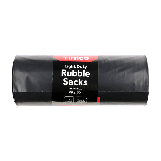 Rubble Sacks - Light Duty - 535 x 820mm - Pack of 30