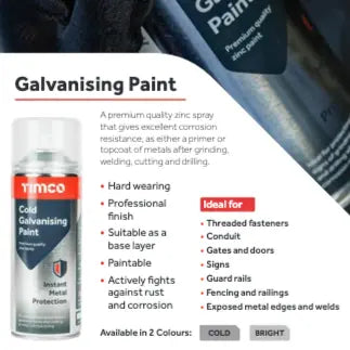 Timco Cold Galvanising Paint Timco