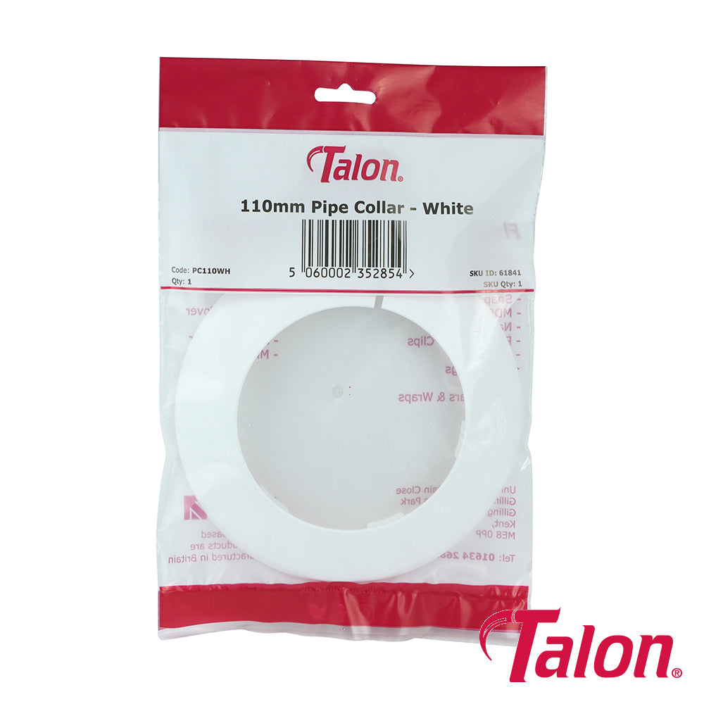 Pipe Collar - White - 110mm | Bag