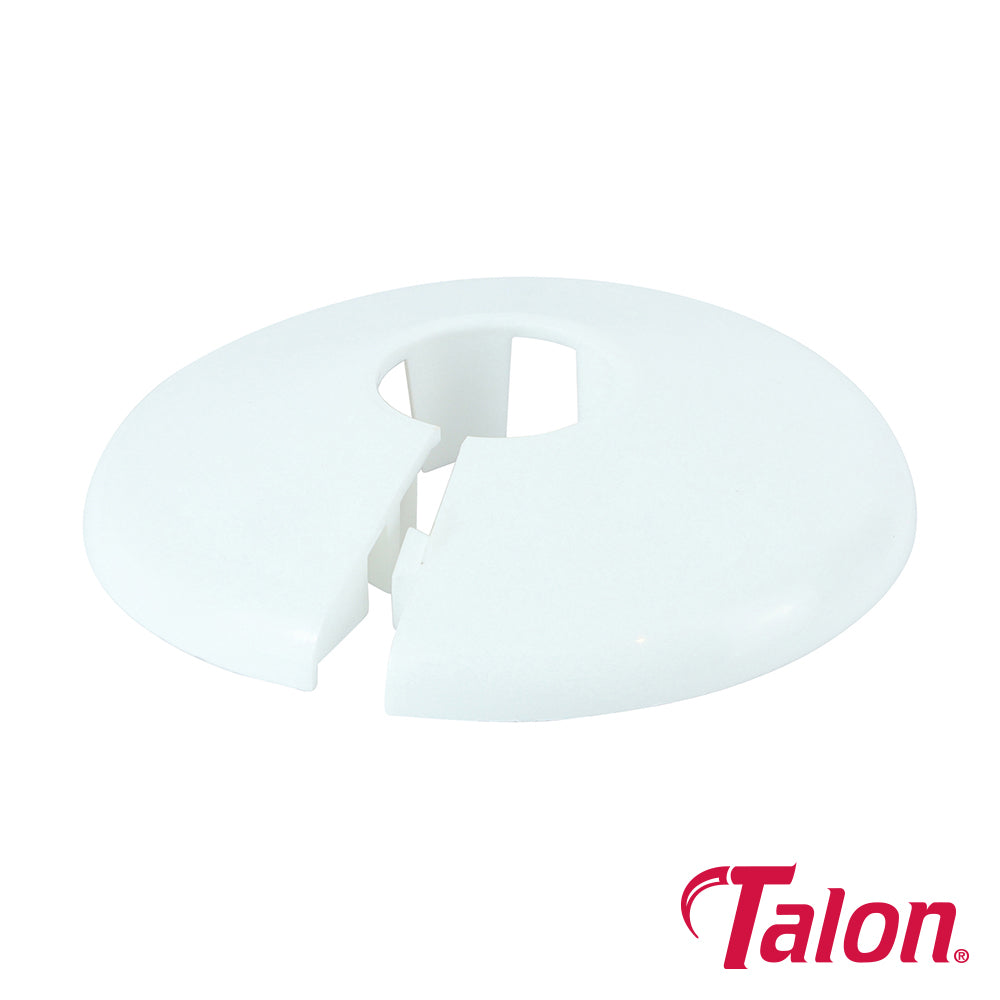 Pipe Collar - White - 15mm | Bag of 10