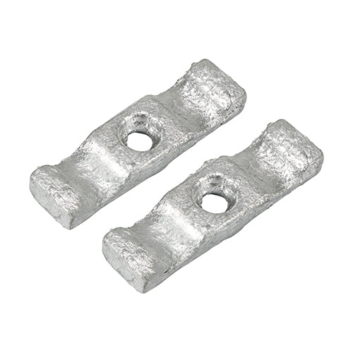 Turn Button Cast Iron - HDG - 2" | TIMbag of 2