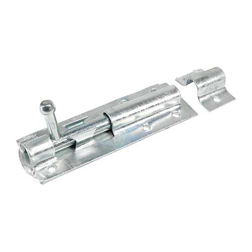 Straight Tower Bolt - Hot Dipped Galvanised - Bolt Dia. mm 10 - Bolt Length mm 75 - Bolt Length inch 3