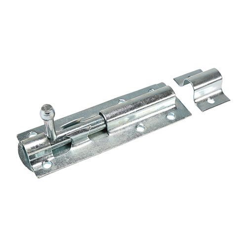 Straight Tower Bolt - Zinc - Bolt Dia. mm 10 - Bolt Length mm 75 - Bolt Length inch 3