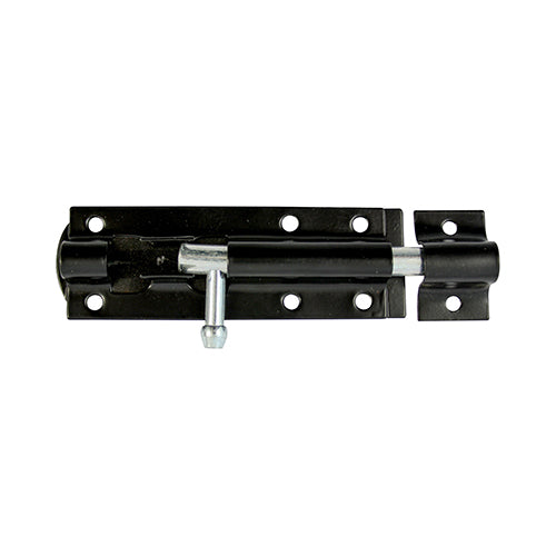 Straight Tower Bolt Black - 6" | TIMbag