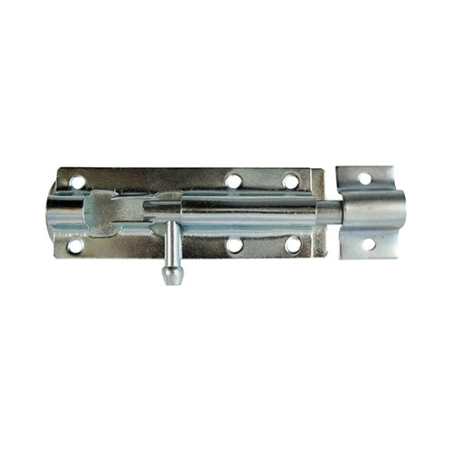 Straight Tower Bolt Zinc - 6" | TIMbag
