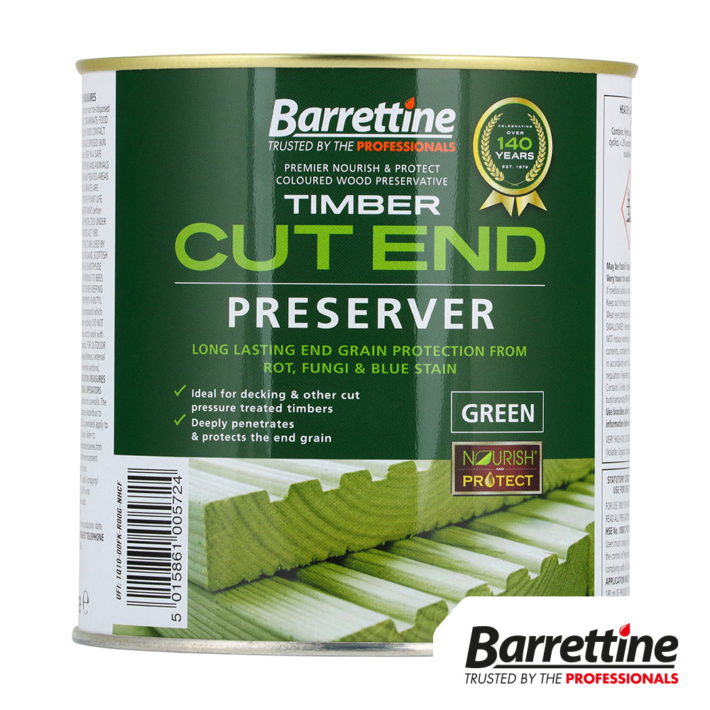 Barrettine Timber Cut End Preserver - Green - 1L