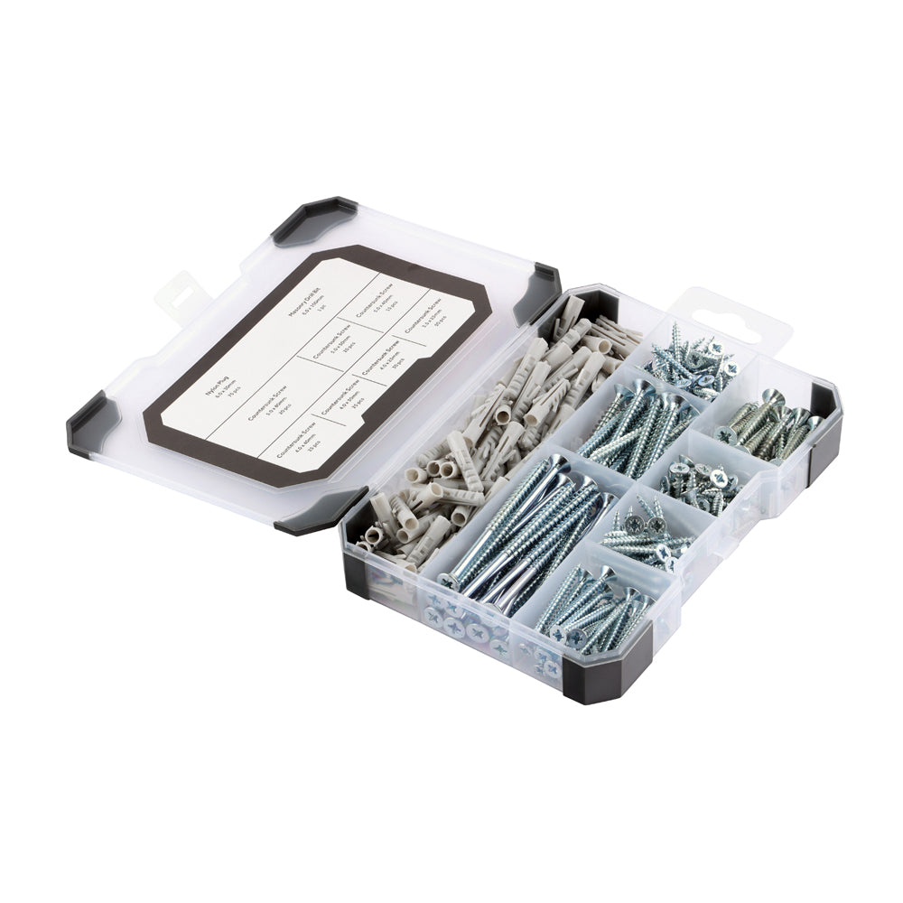 Mix Screws Plug Drill Bit Zinc - 251pcs | Tray of 251