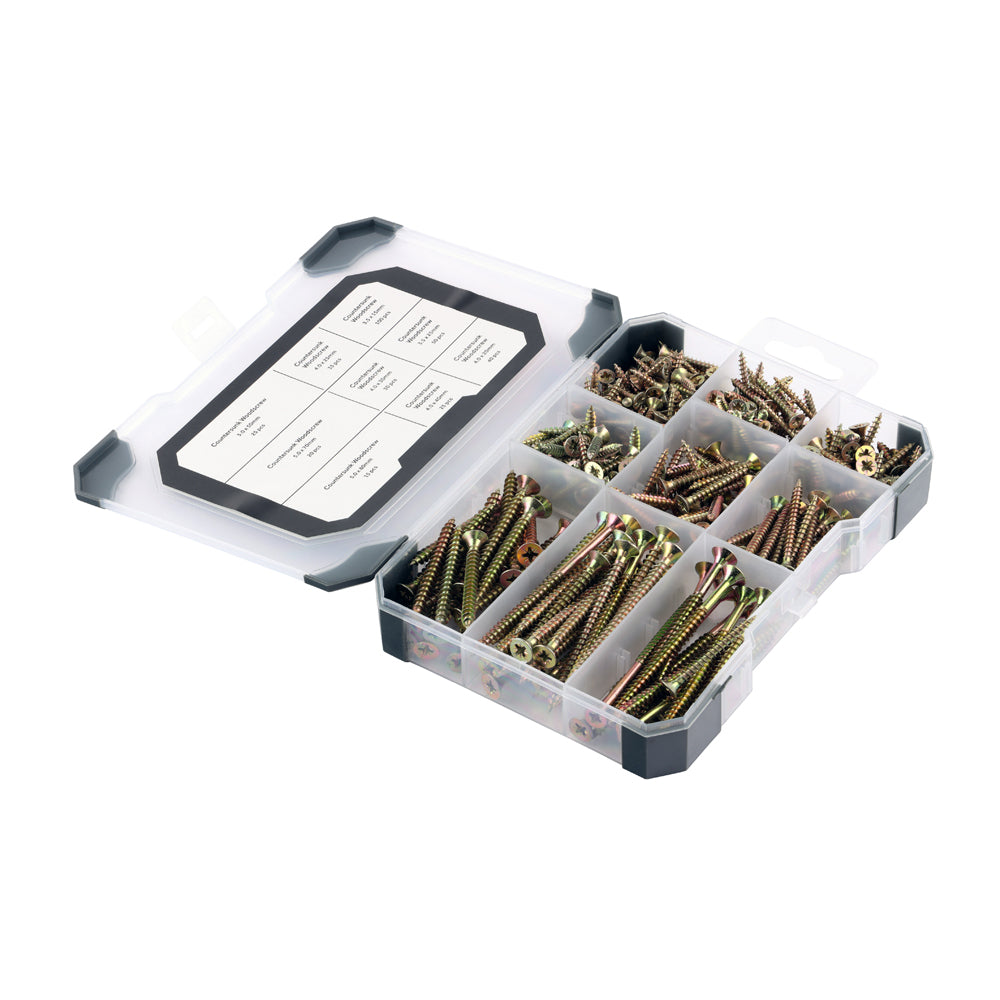 Mix Woodscrews ZYP - 340pcs | Tray of 340