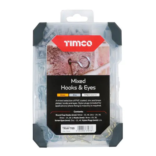 Timco Mixed Tray - Picture Hanging Kit Timco