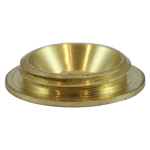 Threaded Screw Cap SAT Brass - 14mm | TIMpac of 4