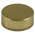 Threaded Screw Cap SAT Brass - 16mm | TIMpac of 4