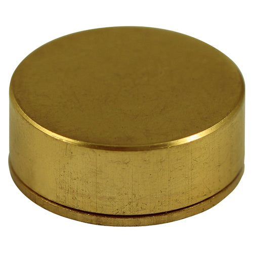 Threaded Screw Cap POL Brass - 18mm | TIMpac of 4