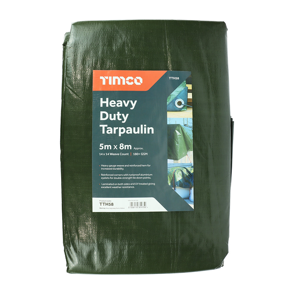 Timco Tarpaulin - Tarpaulin - Light Duty - 2 x 3m