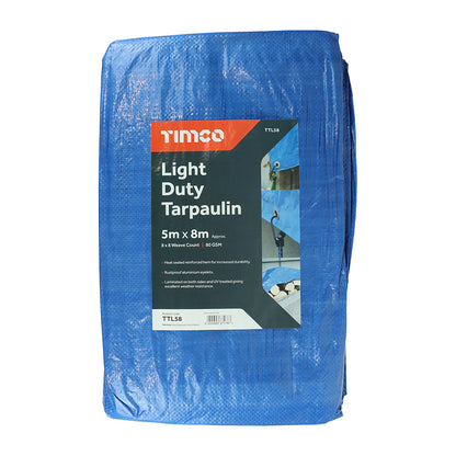 Timco Tarpaulin - Light Duty - 4 x 5m