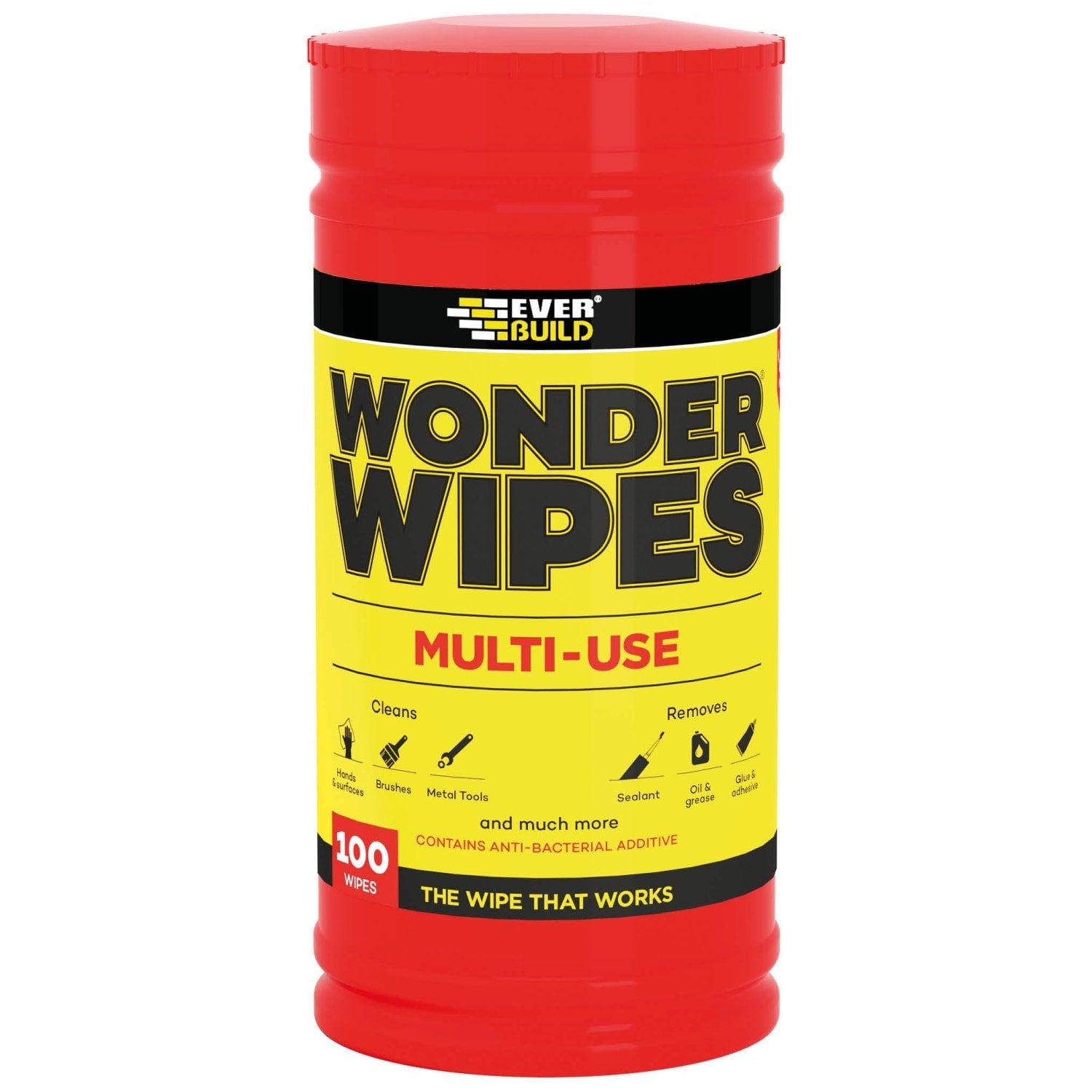Everbuild Multi-Use Wonder Wipes - Pack of 100 Everbuild