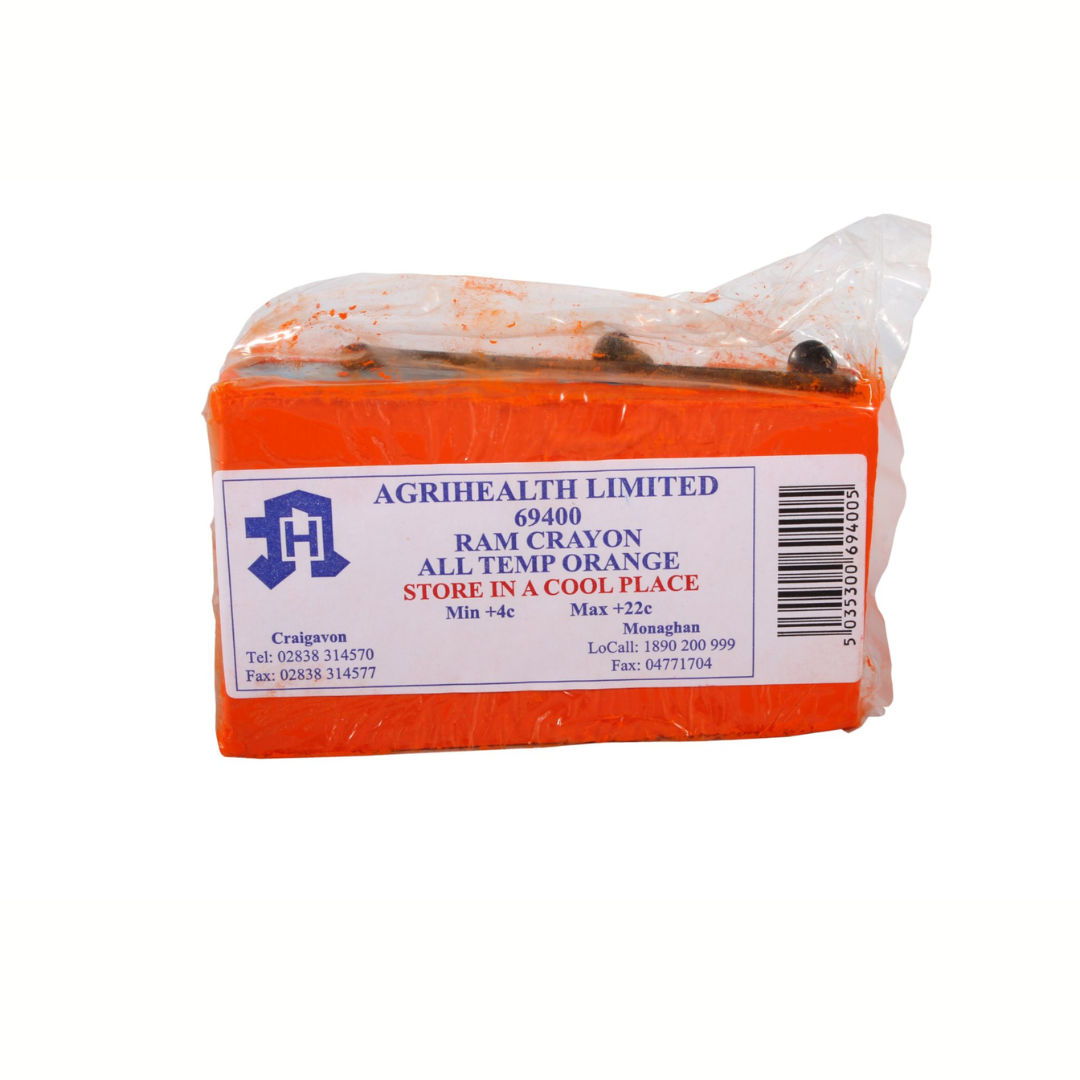 Agrihealth Ram Crayon - Orange Agrimark