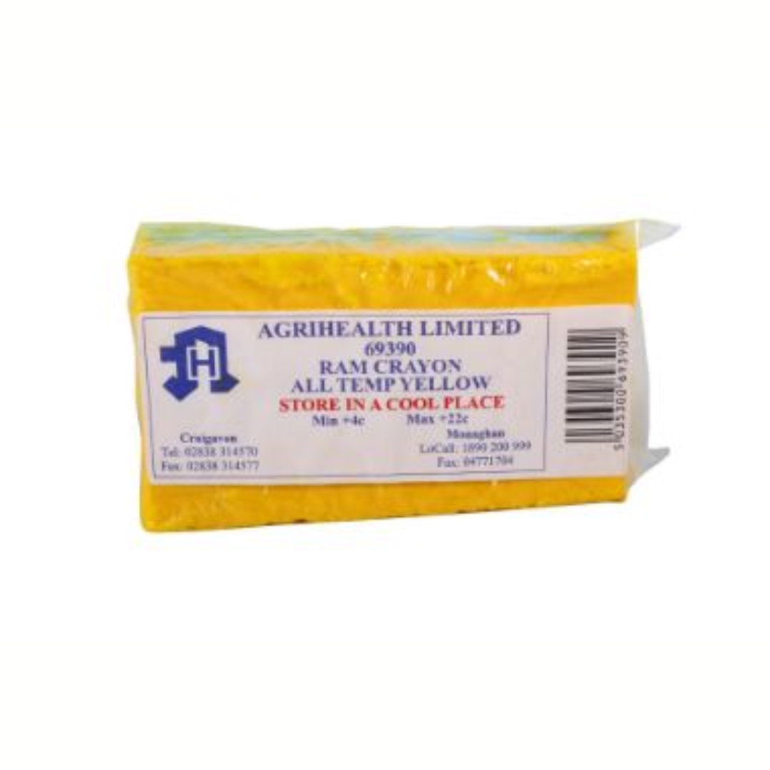Agrihealth Ram Crayon - Yellow Agrimark
