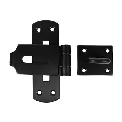 Heavy Vertical Hasp-Staple BLK