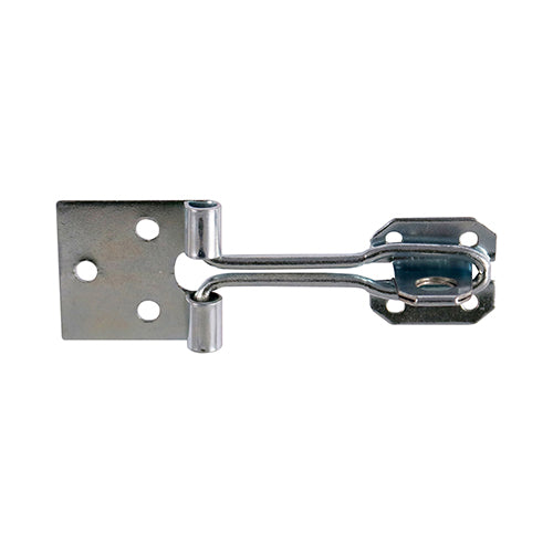 Wire Pattern Hasp-Staple Zinc - 3" | Plain Bag