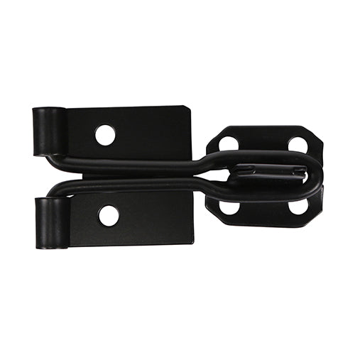 Wire Pattern Hasp-Staple Black