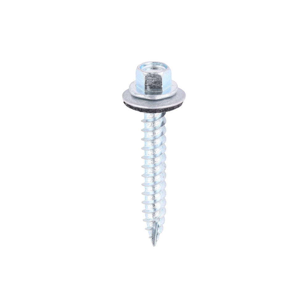 Hex Sl Timber Screw W16 - BZP - 6.3 x 45 | Bag of 100