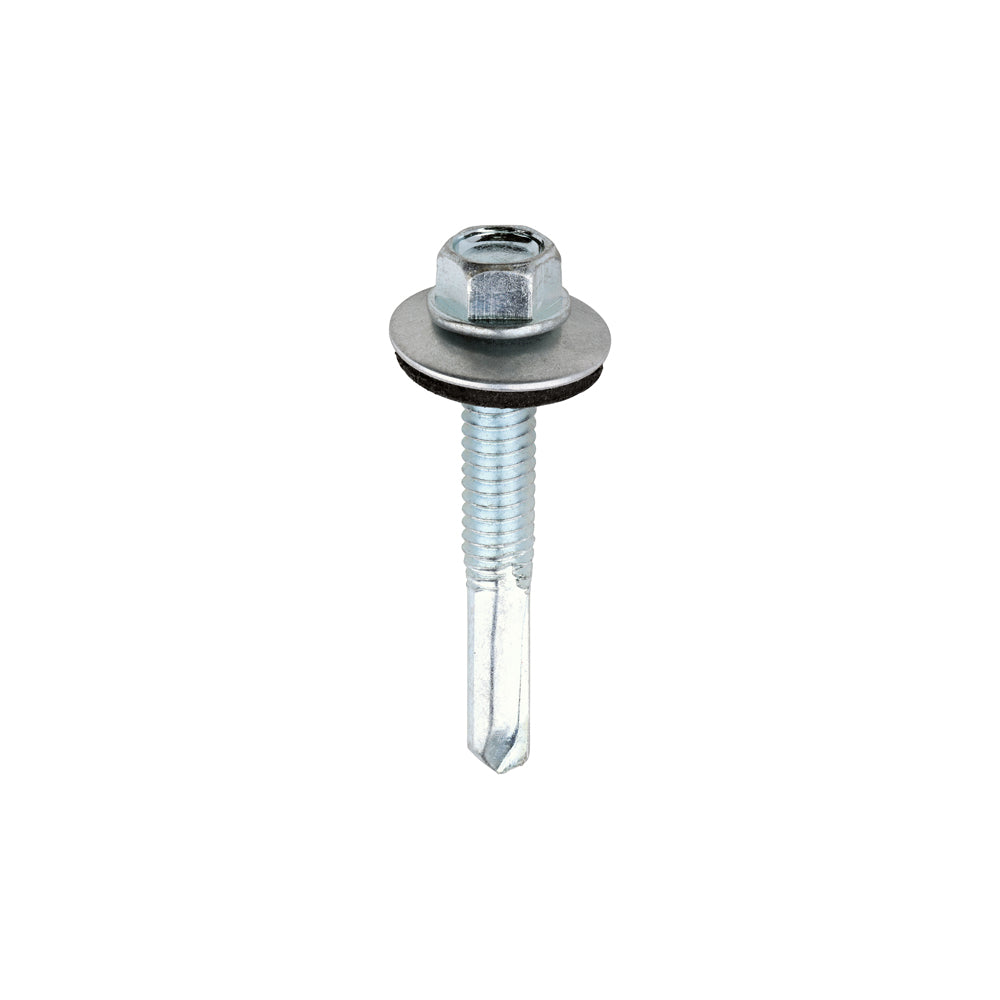 Hex No.5 S/Dr Screw W16 - BZP - 5.5 x 38 | Bag of 100