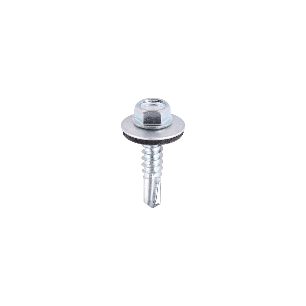 Hex No.3 S/Dr Screw W16 - BZP - 5.5 x 25 | Bag of 100