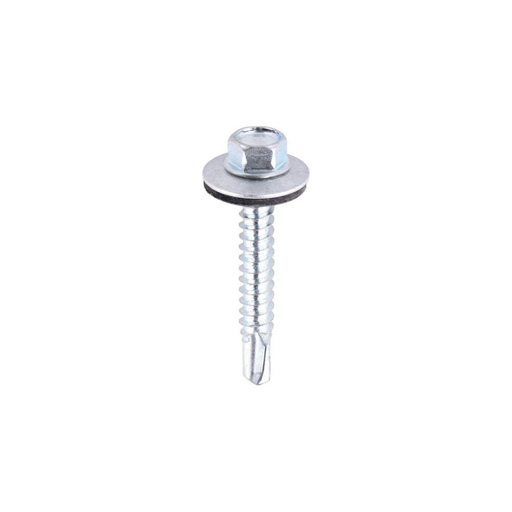 Hex No.3 S/Dr Screw W16 - BZP - 5.5 x 38 | Bag of 100