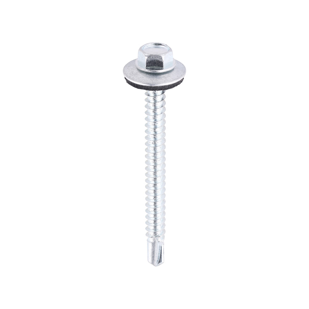 Hex No.3 S/Dr Screw W16 - BZP - 5.5 x 60 | Bag of 100