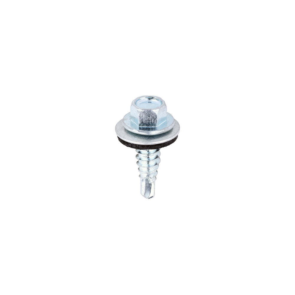 Hex Stitching Screw W16 - BZP - 6.3 x 22 | Bag of 100