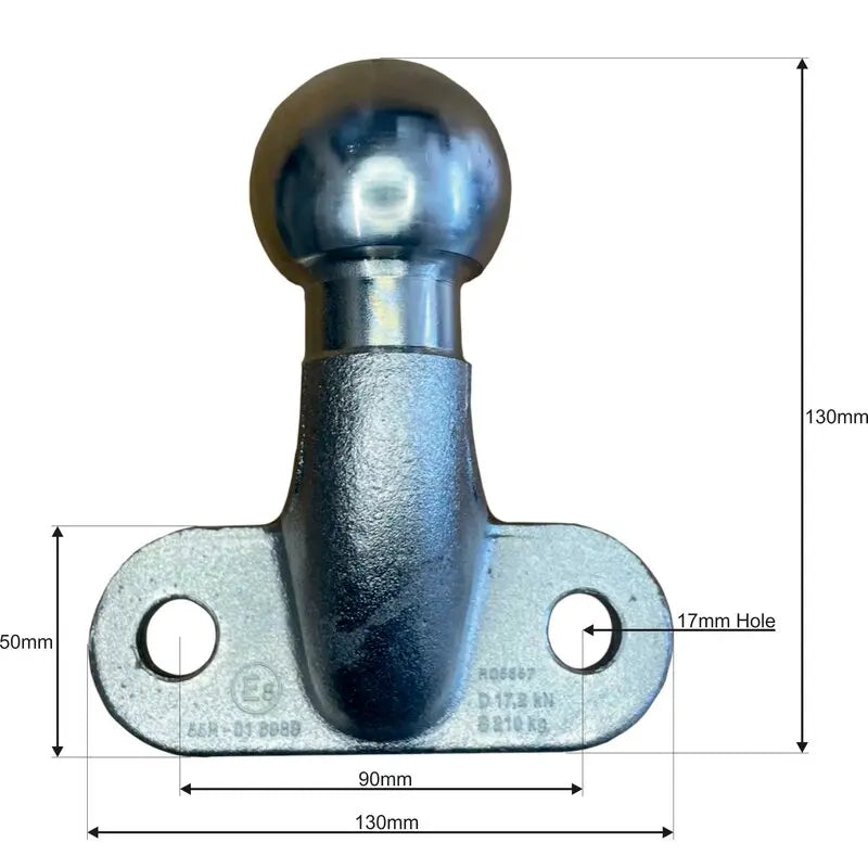Tow Hitch Flange Ball and bracket 3500 kg