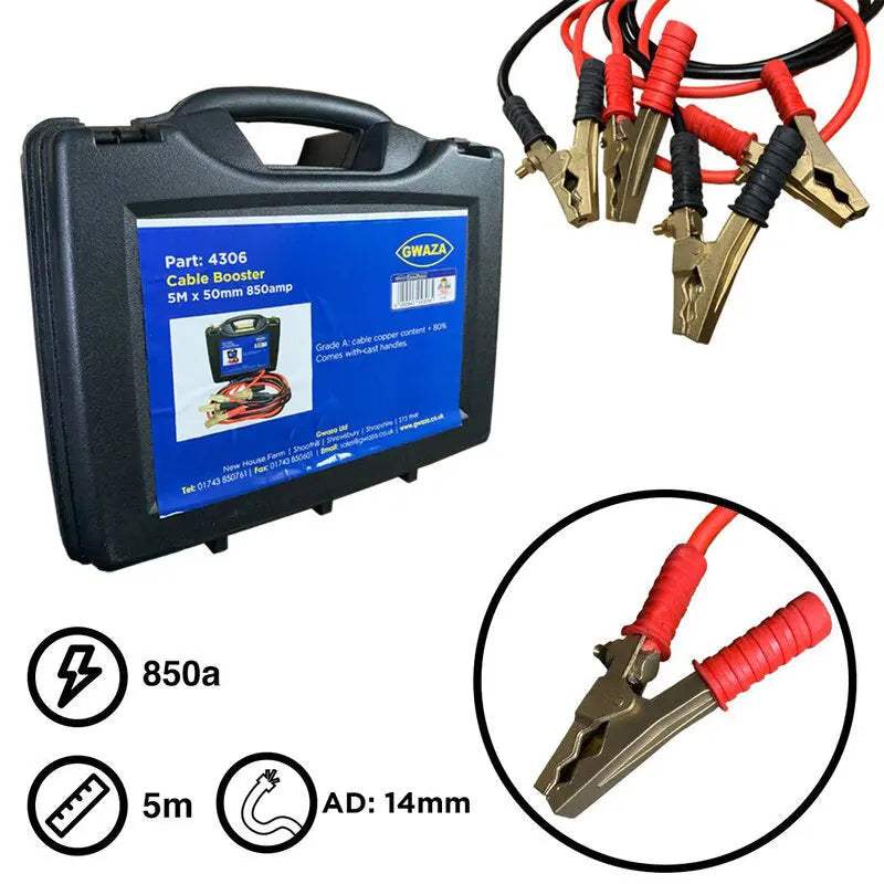 Cable Booster 5M x 50mm square 850amp