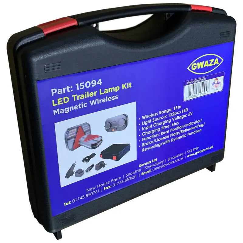 Lamp LED Trailer Kit Magnetic Wireless 13 Pin