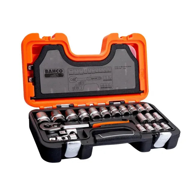 Bahco 1/2in Drive Socket Set, 24 Piece Bahco