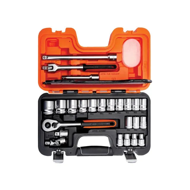 Bahco 1/2in Drive Socket Set, 24 Piece Bahco