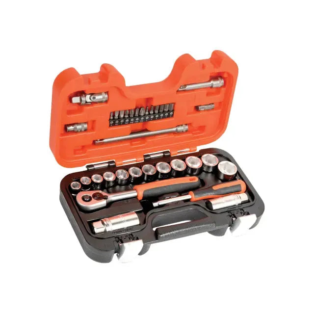 Bahco 3/8in Drive Socket Set, 34 Piece Bahco