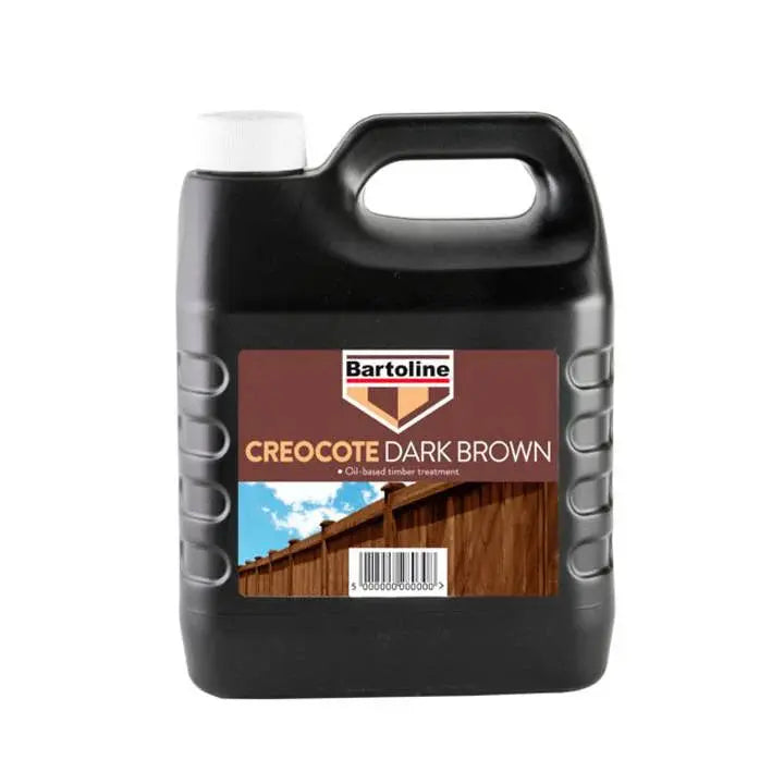 Bartoline Creocote Oil Based Timber Treatment Dark Brown 4 Litres Bartoline