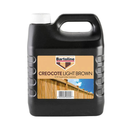 Bartoline Creocote Oil Based Timber Treatment Light Brown 4 Litres