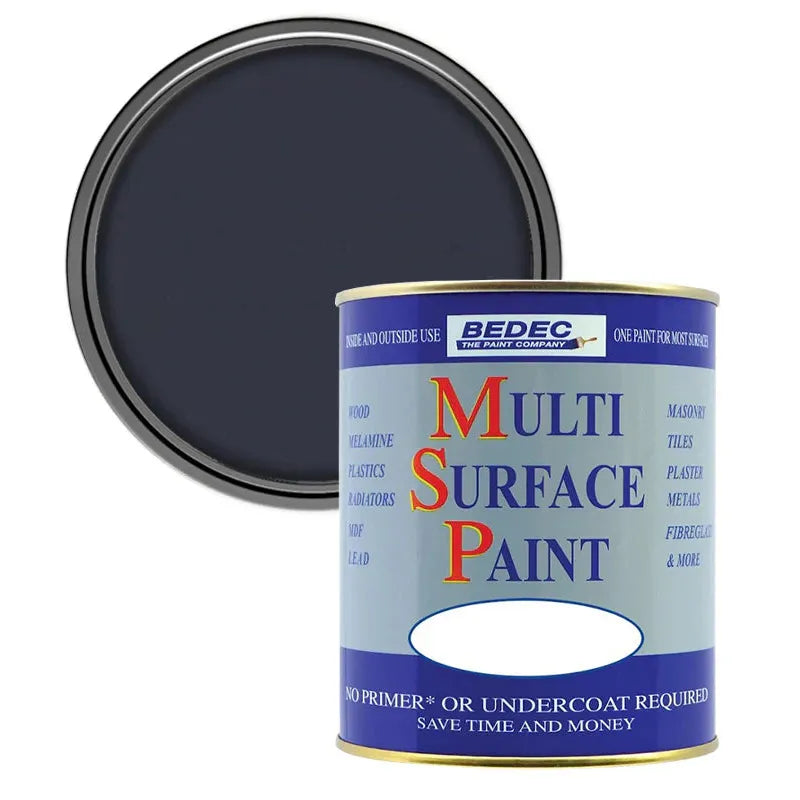 Bedec Multi Surface Paint (MSP) - Anthracite - Satin - 2.5L Bedec