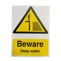 Beware, Deep Water Sign 400 x 300mm