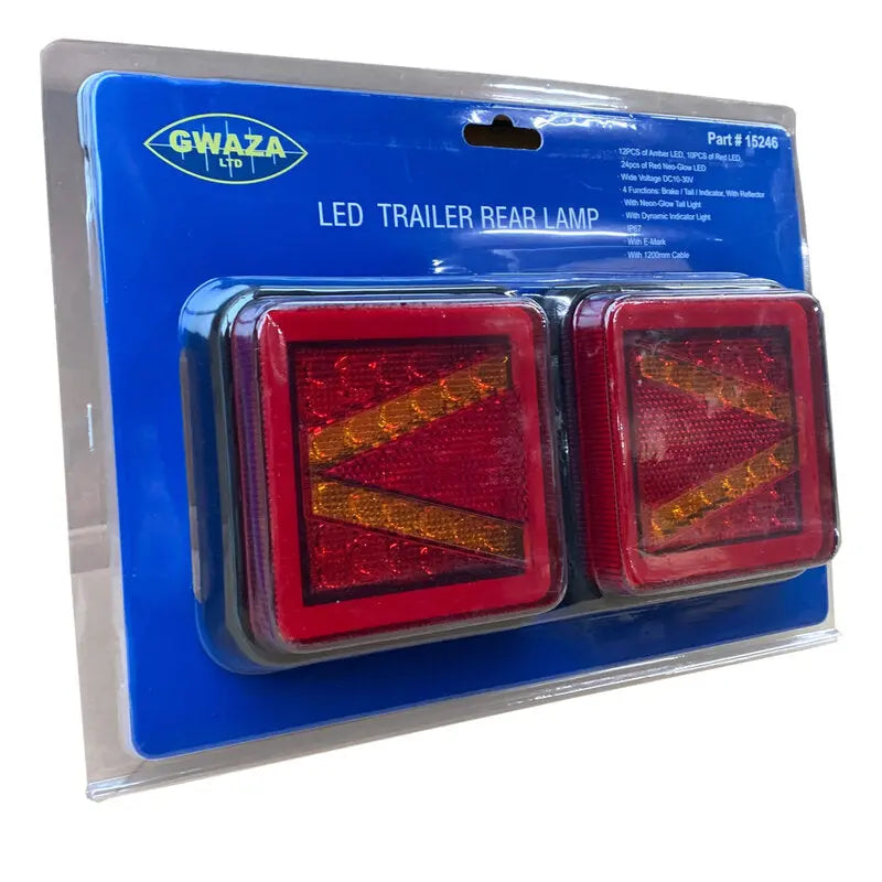 Lamp Tail 3 in 1 LED Neon 10-30V PAIR