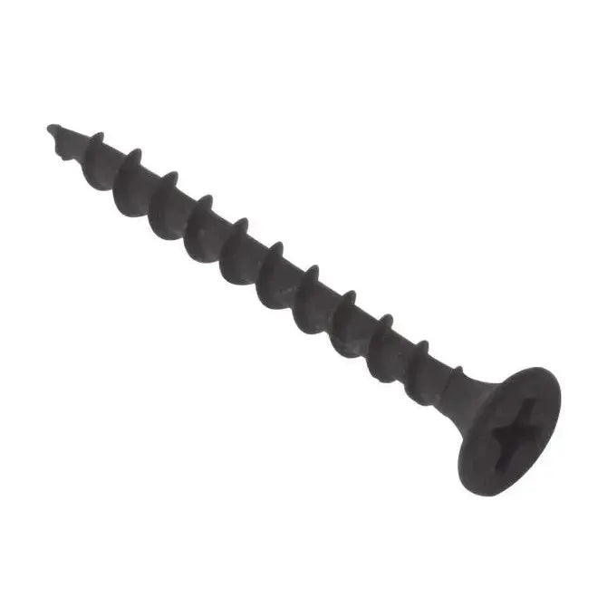 Bugle Head Phillips Black Drywall Screws (1000 pcs) ForgeFix