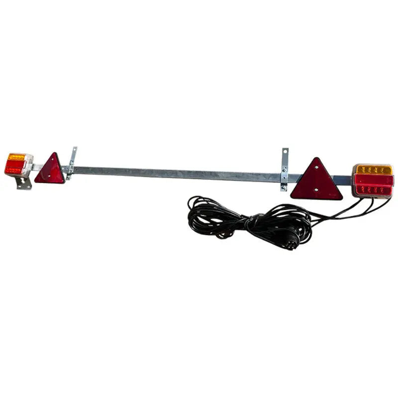 Light Board Extendable Trailer 1.4-2.1m Tube 12m Cable