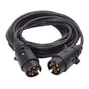 Gwaza Trailer Extension Cable - Plastic M/M 7 Pin - 6m