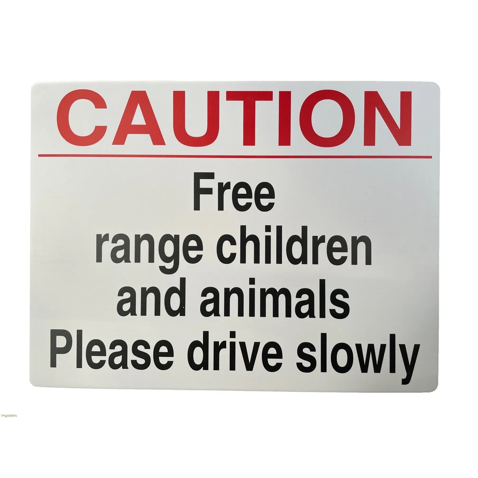 Caution Children and Animals Sign 480 x 360mm